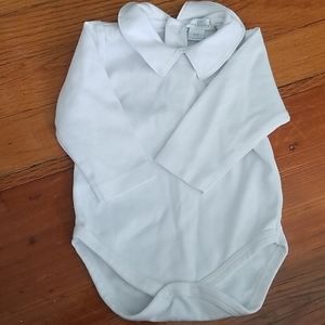 Kissy Kissy white peter pan collar onesie